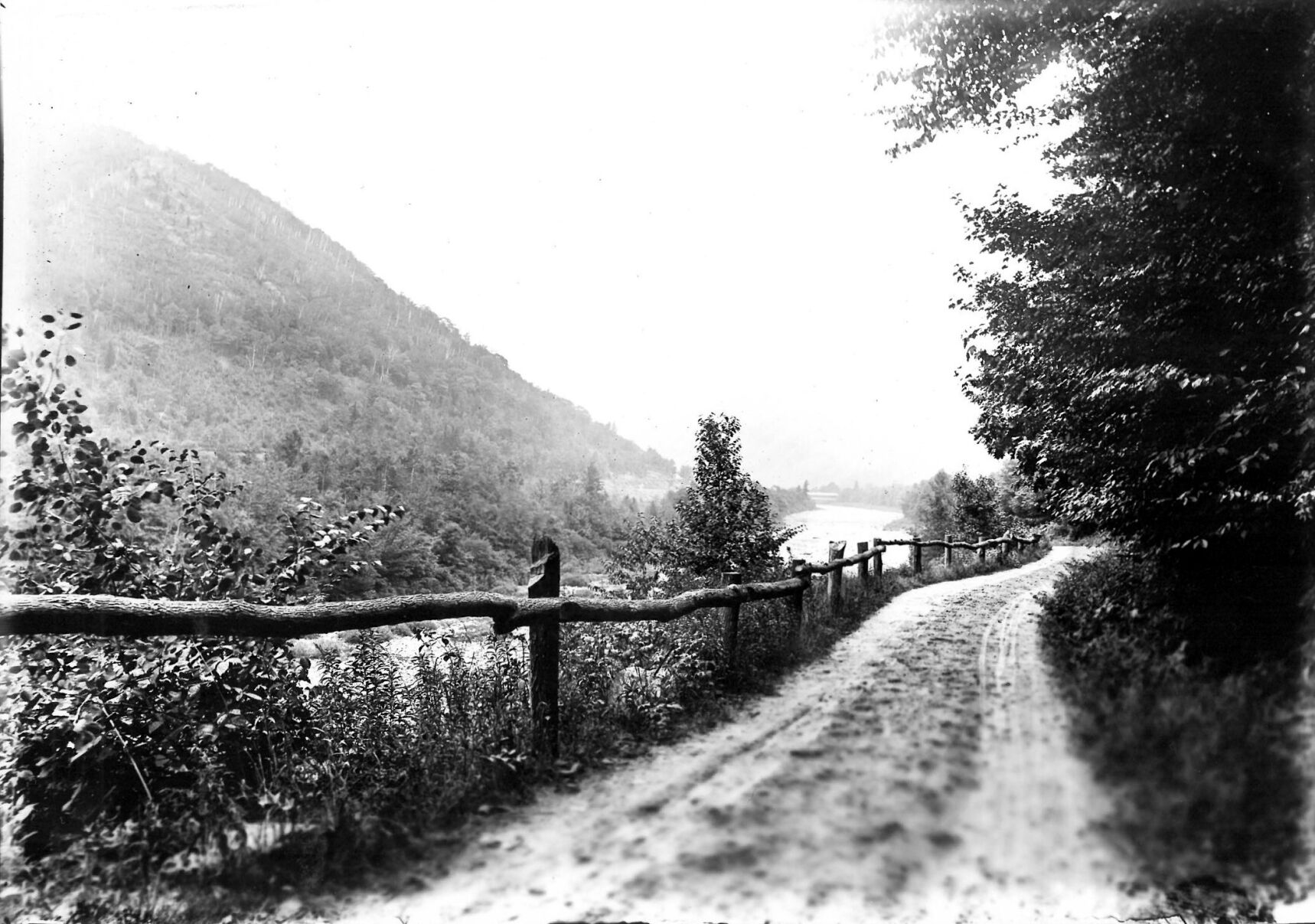 Deerfield River, road near east end. North Adams